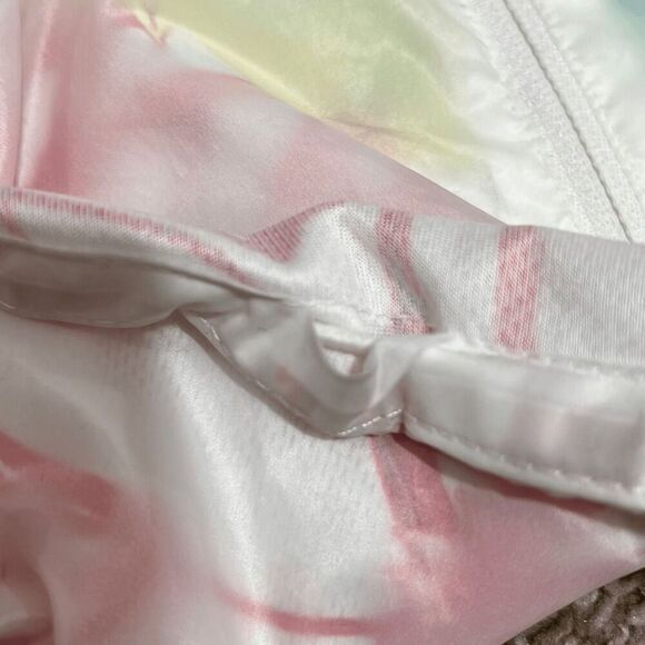 Fila Sport Windbreaker Jacket Size S 4/6 Orchid Performance Pastel Light Tie Dye - Picture 13 of 14